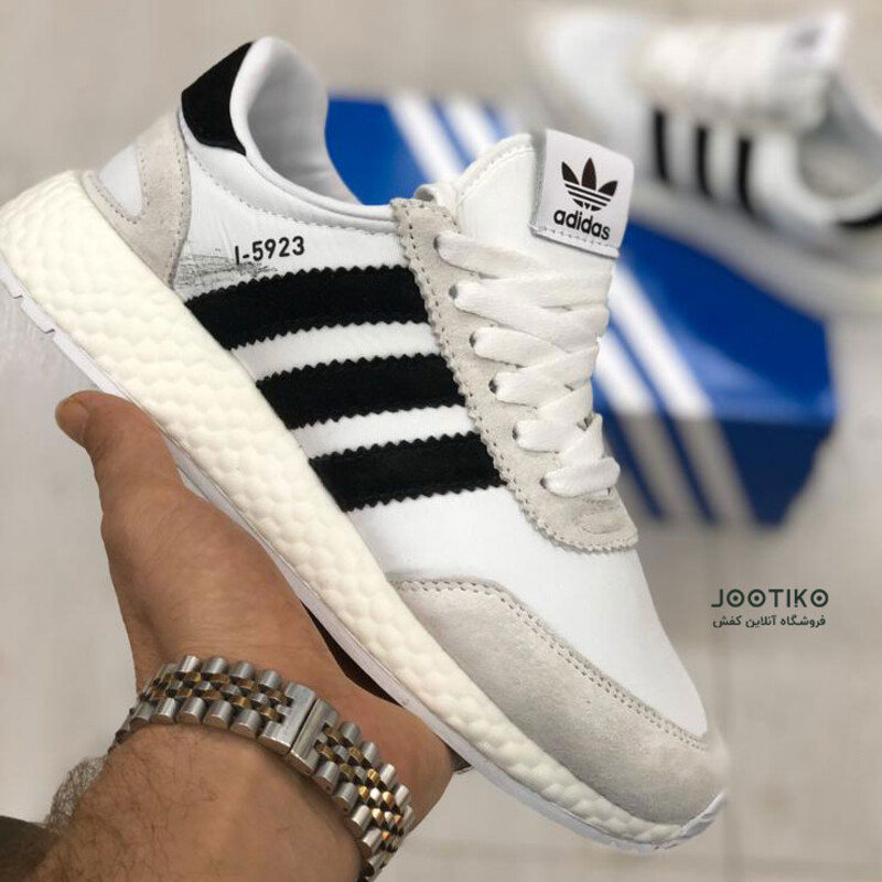 کتانی راحتی آدیداس Adidas I-5923 سفید (مردانه / زنانه)