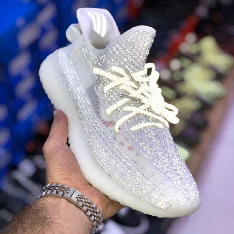 کتانی مردانه آدیداس یزی بوست Adidas Yeezy Boost 350 V2 سفید
