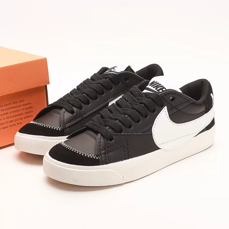 نایک بلیزر جامبو Nike Blazer Low 77 Jumbo Black Sail White مشکی سفید