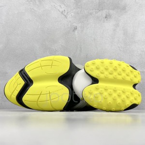 بالمین یونیکورن Balmain Unicorn Low-Top Black Yellow مشکی زرد