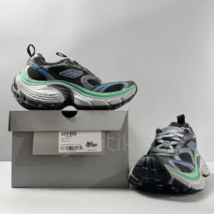 بالنسیاگا تن ایکس ال ترینرز Balenciaga 10xl Trainers in Black/Blue/Green