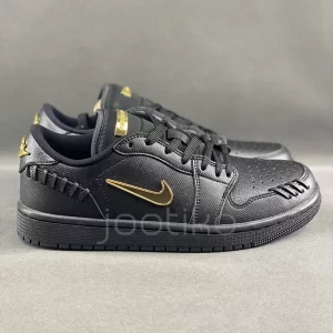 ایر جردن وان لو Jordan 1 Low Method of Make Black Metallic Gold