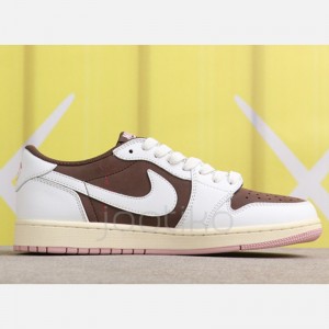 جردن وان مایتی سووشرز پینک Jordan 1 Low Mighty Swooshers Pink