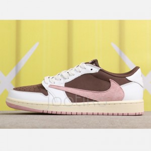 جردن وان مایتی سووشرز پینک Jordan 1 Low Mighty Swooshers Pink