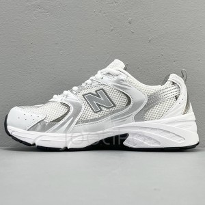 کفش نیوبالانس New Balance 530 White Black Details سفید مشکی