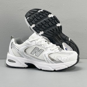 کفش نیوبالانس New Balance 530 White Black Details سفید مشکی