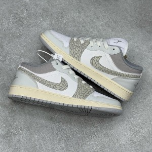 نایک جردن وان لو اسموک گری الفنت Jordan 1 Low PRM Smoke Grey Elephant