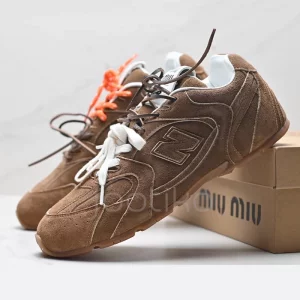 کفش نیوبالانس میو میو زنانه New Balance 530 SL Miu Miu Ecru Women’s