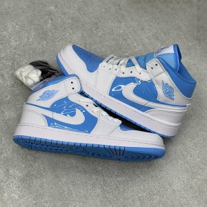 نایک ایر جردن وان Jordan 1 Mid Legend Blue