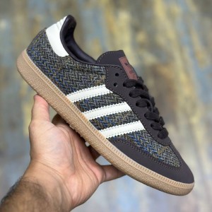 آدیداس سامبا adidas Samba OG Dark Brown Tweed تویید قهوه‌ای