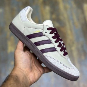 آدیداس سامبا adidas Samba OG Wonder White Maroon وایت مارون