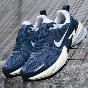 نایک وی تو کی ران Nike V2K Run Thunder Blue Wolf Grey سرمه ای