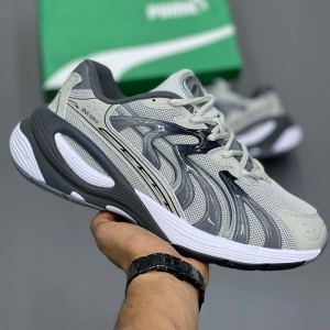 پوما اینورس PUMA Inverse Shades Of White/Flat Dark Grey/Platinum Grey
