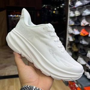 هوکا کلیفتون 9 مشکی سفید Hoka Clifton 9 Black White