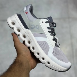 کتونی آن رانینگ کلود رانر سفید طوسی On Running Cloudrunner 2 Frost White