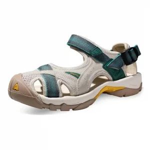 صندل طبیعت گردی زنانه هامتو کرم سبز مدل HUMTTO HT9602-7