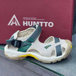 صندل طبیعت گردی زنانه هامتو کرم سبز مدل HUMTTO HT9602-7
