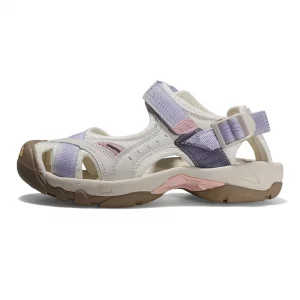 صندل طبیعت گردی زنانه هامتو سفید بنفش مدل HUMTTO HT9602-12