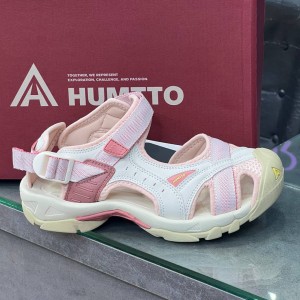 صندل طبیعت گردی زنانه هامتو سفید صورتی مدل HUMTTO HT9602-15