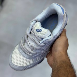 اسیکس ژل ان وای سی طوسی آبی کم رنگ ASICS GEL-NYC Ivory/Mid Grey