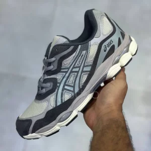 کفش اسیکس ژل ان وای سی اوتمیل ابسیدین گری ASICS Gel-NYC Oatmeal Obsidian Grey
