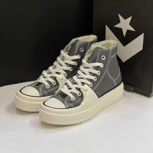 کانورس چاک تیلور آل استار کانستراکت های خاکستری Converse Chuck Taylor All Star Construct High Cyber Grey