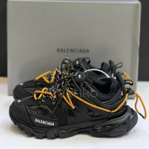 بالنسیاگا ترک مشکی نارنجی Balenciaga Track Trail Laces Black Orange
