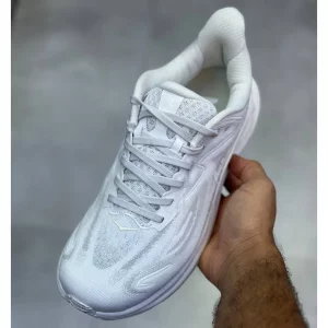 کفش هوکا کلیفتون 10 سفید خاکستری Hoka Clifton 10 Cosmic Grey Stardust