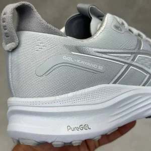 کفش ورزشی اسیکس ژل کایانو 32 طوسی روشن ASICS Gel-Kayano 32 Piedmont Grey Gravel