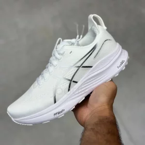 کفش ورزشی اسیکس ژل کایانو 32 سفید ASICS Gel-Kayano 32 White Pure Silver