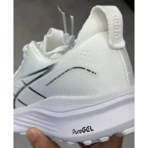 کفش ورزشی اسیکس ژل کایانو 32 سفید ASICS Gel-Kayano 32 White Pure Silver