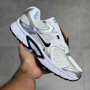 کفش نایک وی فایو آر ان آر سفید متالیک نقره‌ای مشکی Nike V5 RNR White Vast Grey Metallic Silver Black