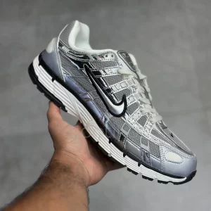 کفش نایک پی 6000 متالیک سیلور Nike P-6000 Metallic Silver