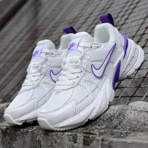 کفش نایک وی تو کی ران سفید بنفش Nike V2K Run White Violet