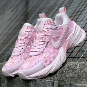 کفش نایک وی تو کی ران صورتی گلدار Nike V2K Run Pink Foam Arctic Pink