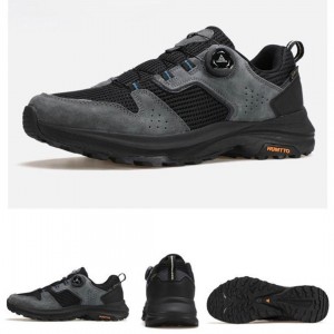 کفش پیاده روی هامتو مشکی خاکستری مدل HUMTTO 160913A-1