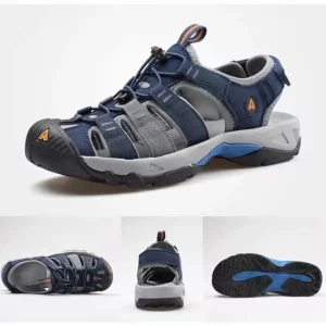 صندل طبیعت گردی هامتو سرمه ای طوسی مدل HUMTTO 710445B-10