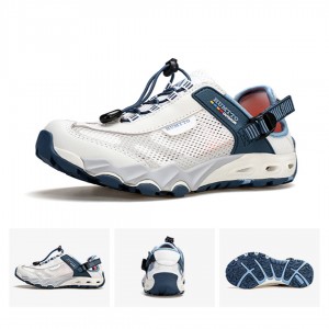 صندل آب نوردی هامتو سفید سرمه‌ای طوسی مدل HUMTTO HT1605-10