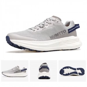 کفش پیاده روی هامتو بژ سرمه ای مدل HUMTTO 360138A-3