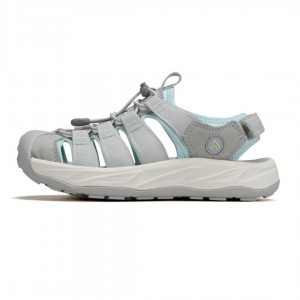 صندل طبیعت گردی هامتو طوسی آبی روشن مدل HUMTTO 760289B-5