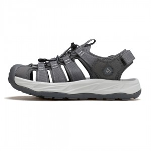 صندل طبیعت گردی هامتو طوسی مدل HUMTTO 760289A-2