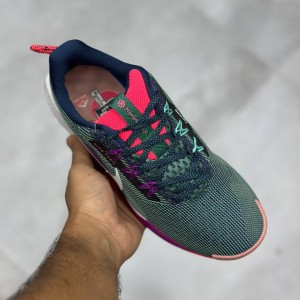 نایک ریکت پگاسوس تریل ۵ سبز تیره بنفش سفید Nike React Pegasus Trail 5