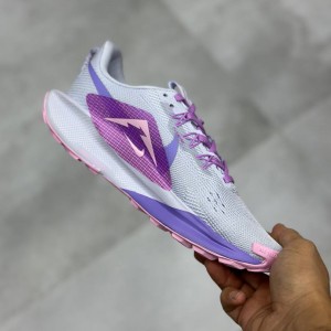 نایک ریکت پگاسوس تریل ۵ نقره ای بنفش صورتی Nike React Pegasus Trail 5