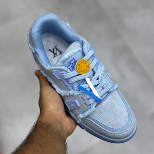 لویی ویتون ترینر آبی Louis Vuitton LV Trainer