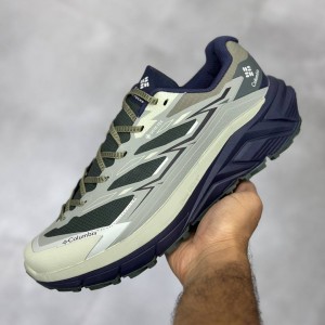 کفش کلمبیا تریل گورتکس سبز طوسی سرمه‌ای Columbia GORE-TEX Trail