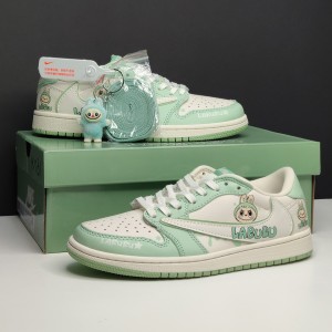 Jordan One Low Labubu Cream Pastel Green