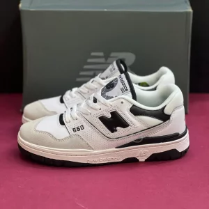 کفش نیوبالانس 550 سفید مشکی 550 New Balance 550 Sea Salt Black