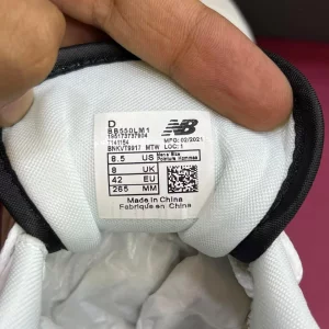 کفش نیوبالانس 550 سفید مشکی 550 New Balance 550 Sea Salt Black