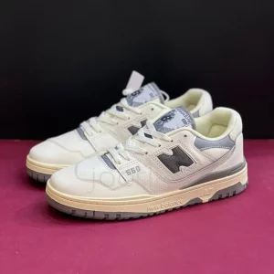 کفش نیوبالانس 550 سفید کرم طوسی 550 New Balance 550 Aime Leon Dore White Grey