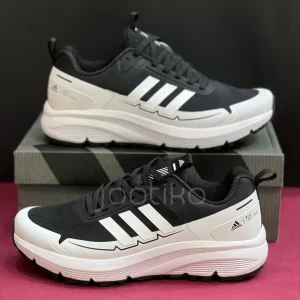 کفش رانینگ آدیداس مردانه مشکی سفید adidas More Than Speed